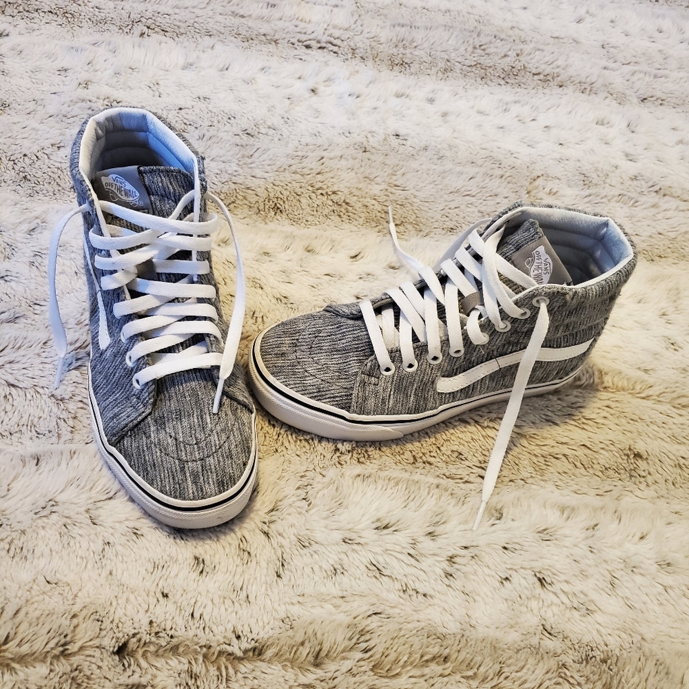 Vans grey high tops